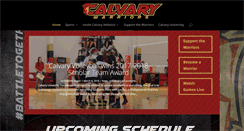 Desktop Screenshot of calvarywarriors.com
